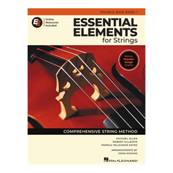 Essential Elements for Strings – Double Bass Book 1 with Online Resources