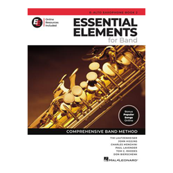 Essential Elements for Band – Alto Saxophone Book 2 with Online Resources