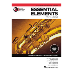 Essential Elements for Band – Tenor Saxophone Book 2 with Online Resources
