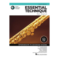 Essential Technique for Band – Flute Book 3 with Online Resources