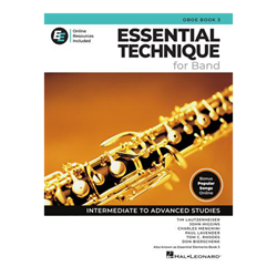 Essential Technique for Band – Oboe Book 3 with Online Resources