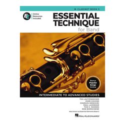 Essential Technique for Band – Clarinet Book 3 with Online Resources