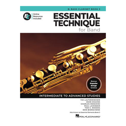 Essential Technique for Band – Bass Clarinet Book 3 with Online Resources