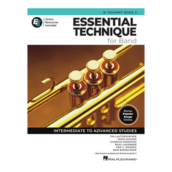 Essential Technique for Band – Trumpet Book 3 with Online Resources