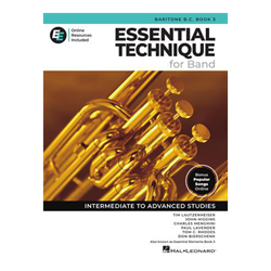 Essential Technique for Band – Baritone Bass Clef Book 3 with Online Resources