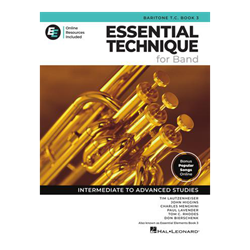 Essential Technique for Band – Baritone Treble Clef Book 3 with Online Resources
