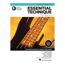 Essential Technique for Band – Electric Bass Book 3 with Online Resources