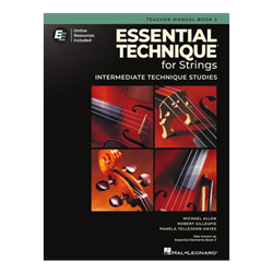 Essential Technique for Strings – Teacher Manual Book 3 with Online Resources