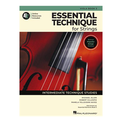 Essential Technique for Strings – Viola Book 3 with Online Resources