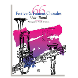66 Festive & Famous Chorales For Band - Eb Alto Clarinet or Contrabass Clarinet