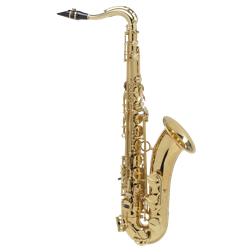 54AXOS Pro "Axos" Bb Tenor Sax, Lacquer, High F#, Leather Pads, Metal Resonators, C* Mouthpiece, Case