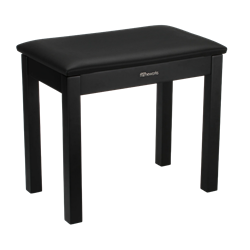GFWKEYBENCHHABK Deluxe Piano Bench - Height Adjustable, Black
