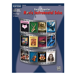 Easy Popular Movie Instrumental Solos with online access - clarinet