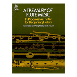 Treasury of Flute Music in Progressive Order for Beginner Flutists - flute and piano accompaniment