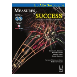 Measures of Success Book 1 Eb Alto Saxophone with online access and CD