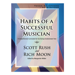 Habits of a Successful Musician  Bb Tenor Saxophone or Baritone Treble Clef