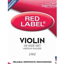 Violin String Set 1/8 Red Label Supersensitive SS2102