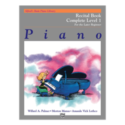 Alfred's Basic Piano Library Recital Book 1A & 1B complete