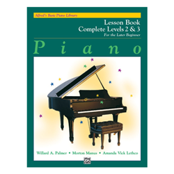 Alfred's Basic Piano Library Lesson Book 2 & 3 complete