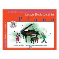 Alfred's Basic Piano Library Lesson Book 1A with CD