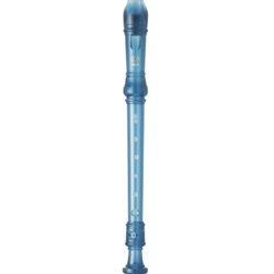 YRS20BB Soprano Recorder - Blue, Key of C, Baroque Fingering