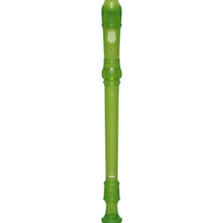 YRS20BG Soprano Recorder - Green, Key of C, Baroque Fingering