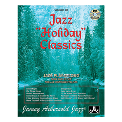 Jazz Holiday Classics Aebersold  Vol 78 Play-Along with CD