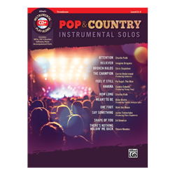 Pop & Country Instrumental Solos for Trombone with CD